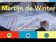 Tablet Screenshot of martijndewinter.nl